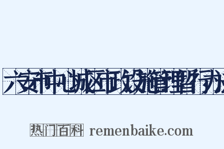 六安市中心城区市政设施管理暂行办法是什么意思的图片
